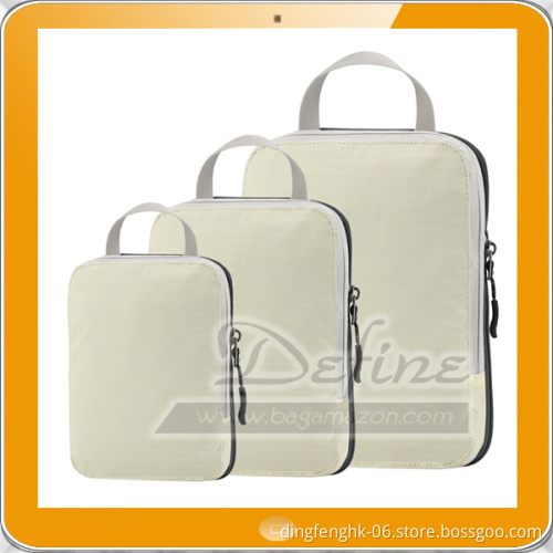 3 Set Packing Cubes Extensible Storage Bags Luggage Packing Organizer